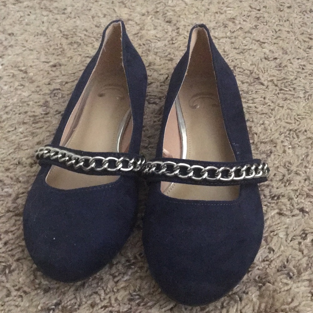 Navy Blue Flats